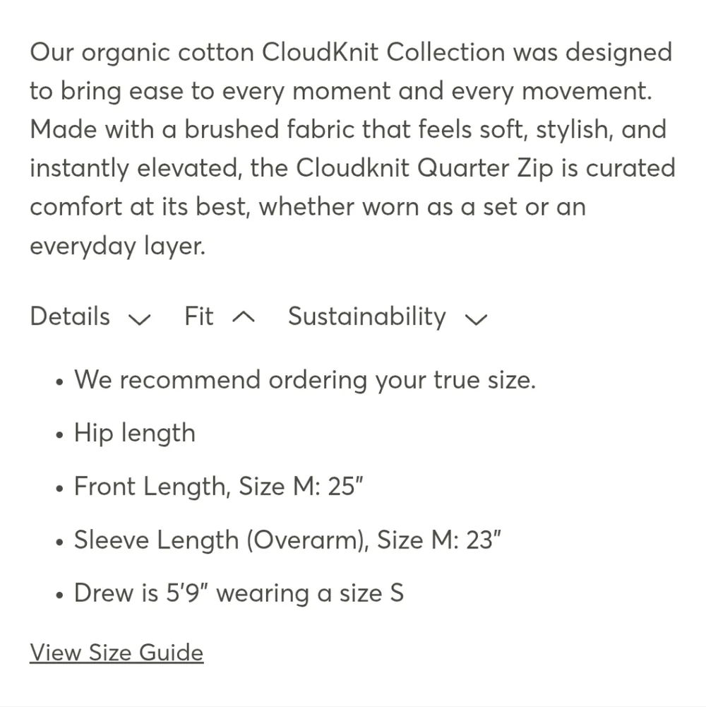 NWT Pact Cloudknit Quarter Zip - Medium - Gray (I also have black and navy) - Picture 4 of 6
